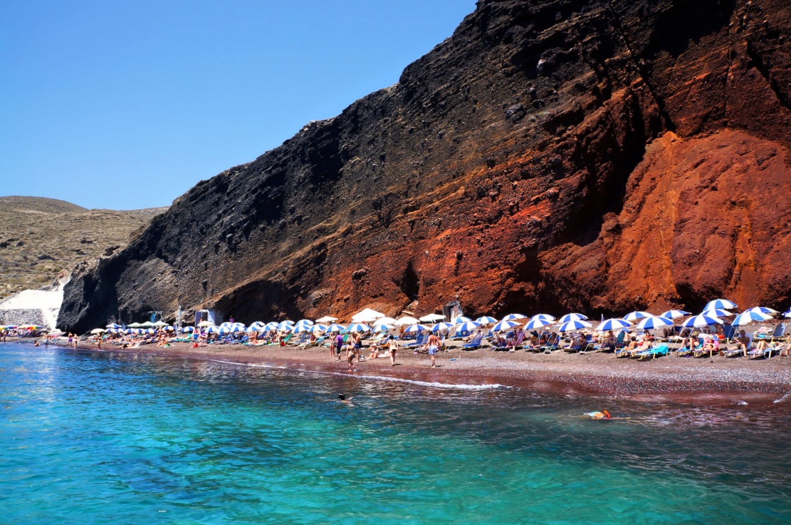 santorin plage